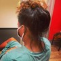 Partial Sew In/shaved  sides