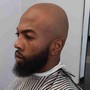 Bald head w/beard trim razor line