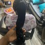 Wand / Barrel Curls, Partial Sew In