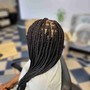 Small 26" Mid back Knotless Braids