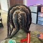 Box braid take down