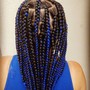 Large Knotless Individual Braids