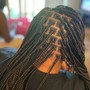 Boho Knotless Braids w/human hair