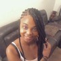 Medium Knotless braids