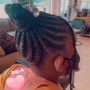 Kids simple braids (natural hair)