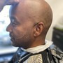 HOT BALD HEAD SHAVE