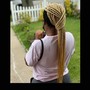 Box Braids (medium  )Mohawk style