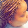 Medium Knotless Bohemian Braids