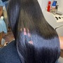 Silk Press( blow out medium hair) Dominican