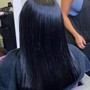 Silk Press( blow out medium hair) Dominican