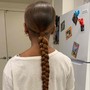 Braided ponytail