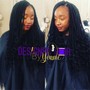 Full Sew-in or Sew-in with Closure