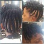 Large Flat Twist Out