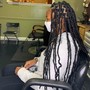 Large Knotless Box Braids