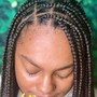 Extra Small Knotless Braids