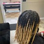 Small Box Braids (mid back)