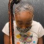 Kid's simple Braids 4yrs -8yrs. (Natural hair)