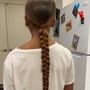 Braided ponytail