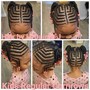 Kid's Regular Cornrows/beads