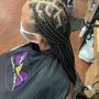 Small Feed-In Ponytail