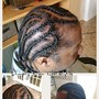 Men's Basic braids Straight Back