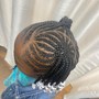 Kid's braid/ no hair added