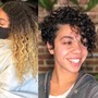 Texturizer/Hair Cut (wet curls)