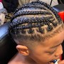 Braids on Natural Hair  (kids)