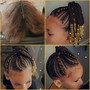 Kid's Braids ages 3-8 (Natural hair only)