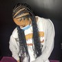 Mens Box Braids (HALF HEAD)