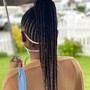 Small straight back Braids