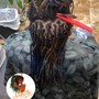 Takedown for faux locs and box Braids