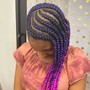 Xlong braided ponytail