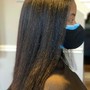 Shampoo/detangle blowdry