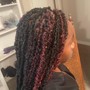 Diagonal FeedIn Goddess Braids