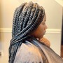 Crochet Braids w/singles(perimeter)