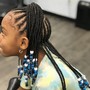 Small Feedin Braids Ponytail