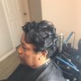 Barrel Curls/ pin curls for MGs Quick weave service