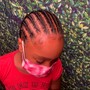 Kid's Boho Knotless Braids