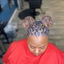 Short locs retwist and style