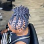 Short locs retwist and style