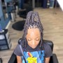 Short locs retwist and style