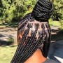 Large Natural Hair Cornrows