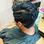 Shampoo and Style Short Relaxed hair