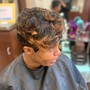 Relaxer re-touch