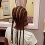 Large Knotless Braids