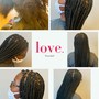 Medium Knotless Braids