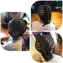 4 Feed-In Braids