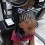 French Braids on Natural Hair