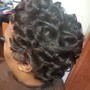 Shampoo, Wrap and Curl